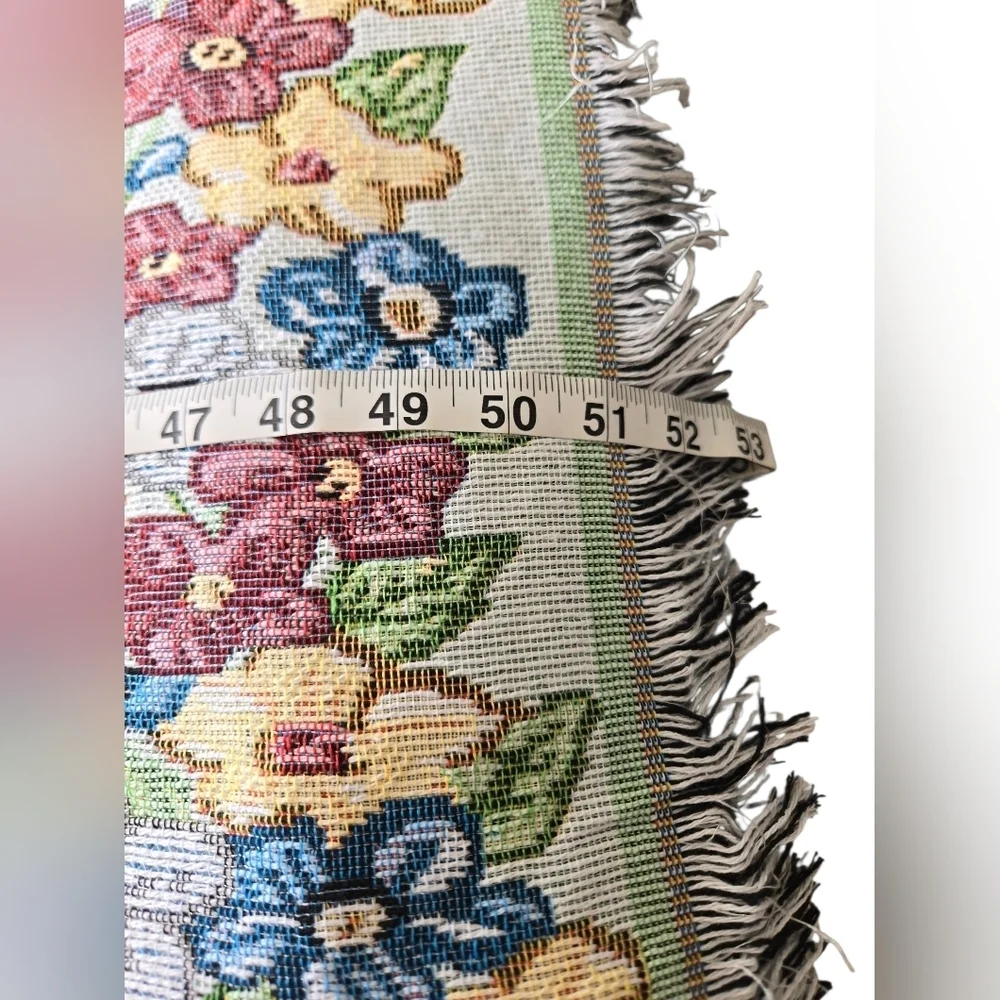 Floral Baby Blanket with Inspirational Message